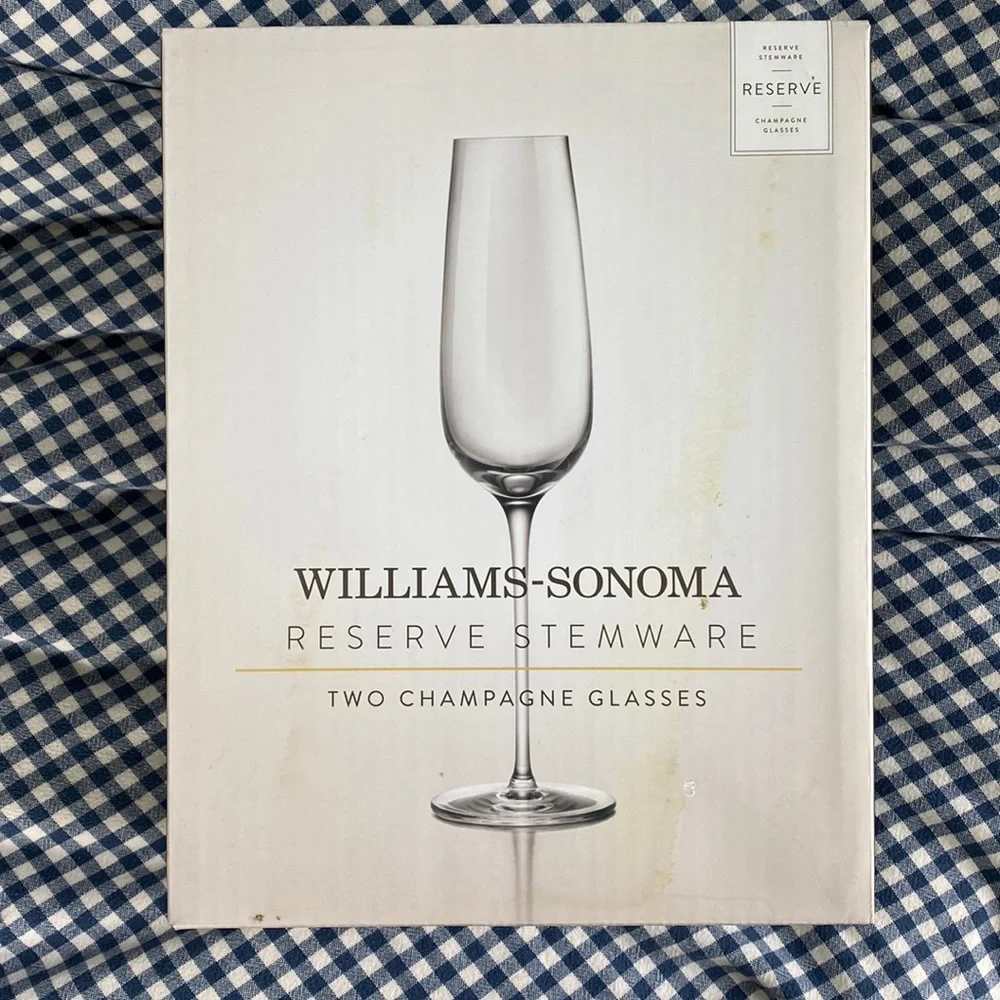 Williams Sonoma champagne flutes